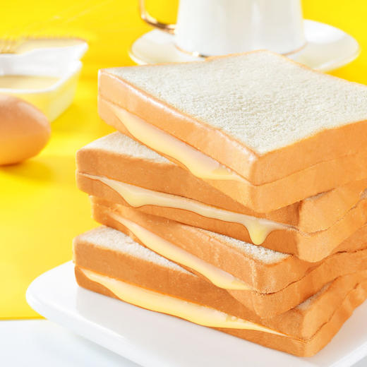 乳酸菌风味土司 360g/盒 内含8包 面包 糕点 夹心吐司 佬食仁 包邮 商品图1