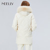 NEELLY/纳俪冬季新款连帽宽松中长面包服羽绒服厚外套韩版女ND1909CGL615 商品缩略图2