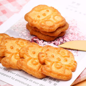 【元气早餐】KT猫奶香饼干 400g/盒 约16包 奶香酥脆 可爱造型 甜甜味道  数量超多 包邮