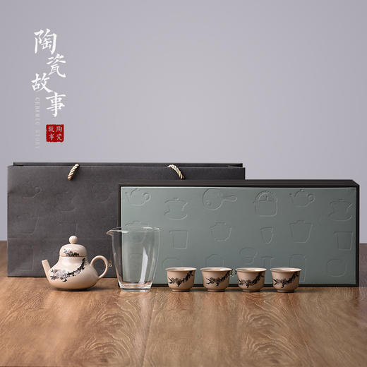 礼盒套组-茶具套组-松柏礼盒 商品图1