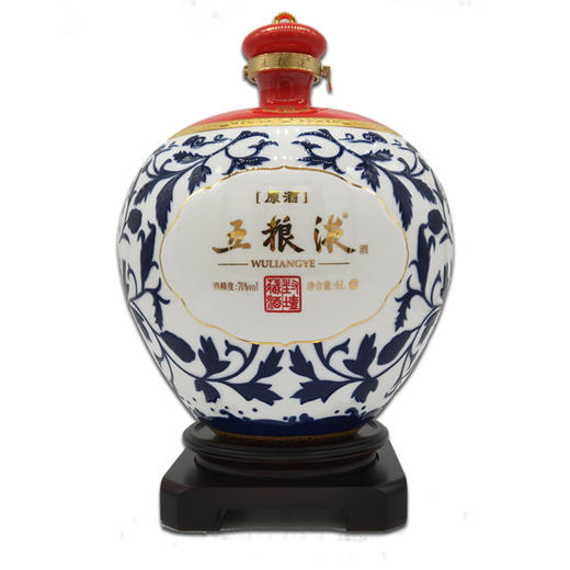 五粮液.封坛藏酒（青花坛） 70度 6L*1坛 商品图1