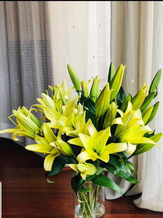 向日葵2支白百合6朵黄英8支
