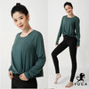 【现货秒发】壁虎瑜伽2020【睡莲】轻柔宽松长袖瑜伽T恤（无胸垫） 商品缩略图3
