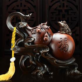 【家居摆件】*中式葫芦摆件 家居树脂工艺品摆件