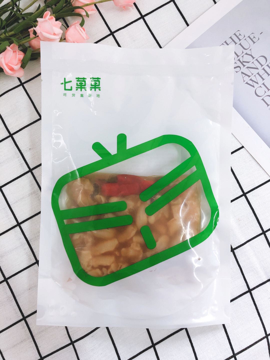 （冷藏）七菓菓鸭掌中宝（泡椒味）200g/袋