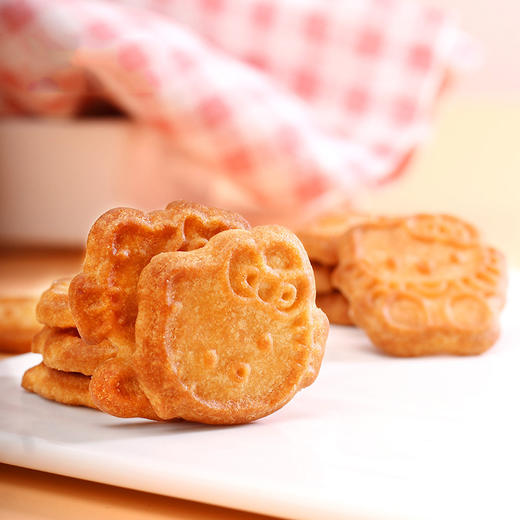 【元气早餐】KT猫奶香饼干 400g/盒 约16包 奶香酥脆 可爱造型 甜甜味道  数量超多 包邮 商品图3