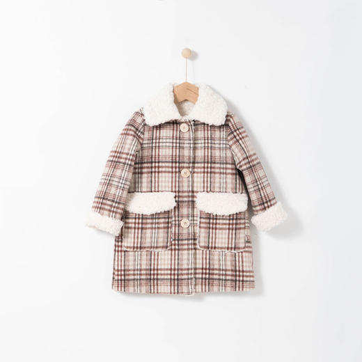 咕噜日记儿童加绒加厚呢子大衣DGW001 商品图8