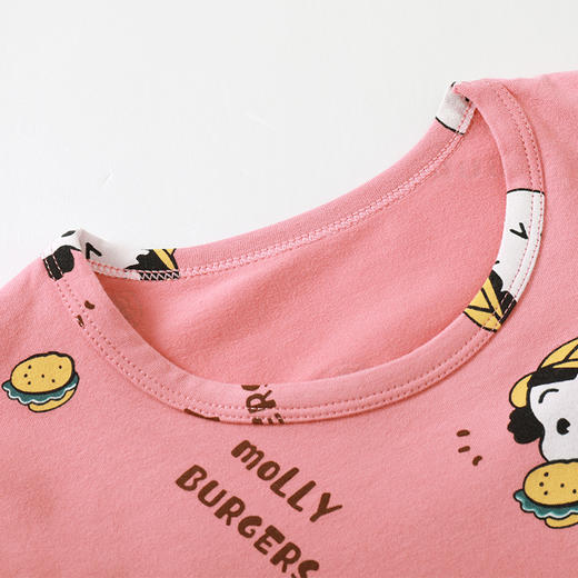 雅黛丽儿童时尚秋衣秋裤套装女童棉氨内衣裤宝宝保暖睡衣长袖长裤DYL01607 商品图2