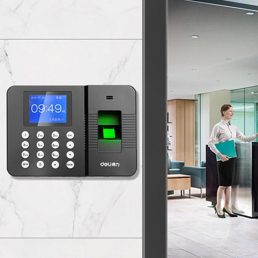 得力deli 3960 指纹考勤机 考勤 打卡机 签到机 打卡器 商品图6