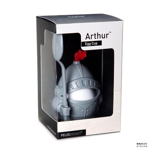 Peleg Design骑士鸡蛋杯茶匙礼盒装 商品图1