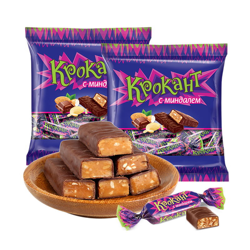 俄罗斯紫皮糖 500g/袋 休闲小吃