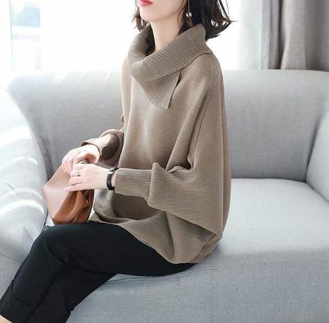 YEM-LB1004秋装新款时尚L宽松洋气上衣 商品图0