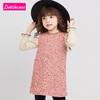 笛莎童装女童连衣裙2020冬季新款儿童时尚小香风裙子宝宝背心裙 商品缩略图0
