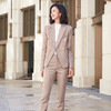 XZ-NJY652秋新款英伦风气质复古修身西装套装 商品缩略图0