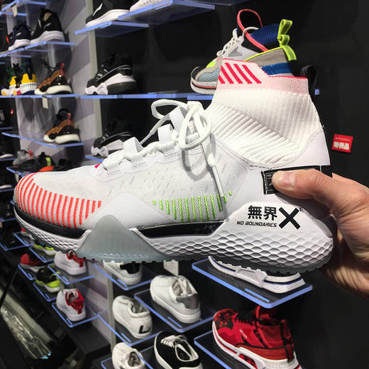 李宁无界X 春款情侣高帮缓震综合训练运动鞋男 女AFJP003 商品图3