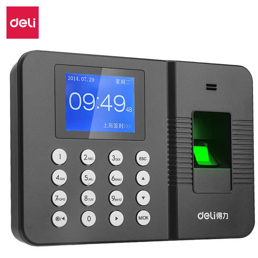 得力deli 3960 指纹考勤机 考勤 打卡机 签到机 打卡器 商品图0