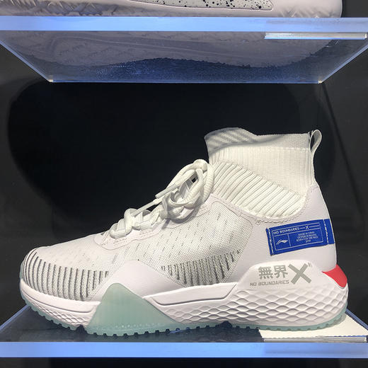 李宁无界X 春款情侣高帮缓震综合训练运动鞋男 女AFJP003 商品图0