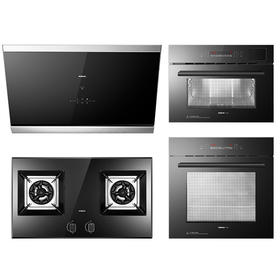 老板Robam 27A7+57B2+S273+R073侧吸家用吸油烟机燃气灶具蒸箱烤箱套