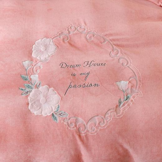 HF-秋冬新款加厚保暖牛奶绒四件套毛巾绣花金貂绒水晶绒套件 商品图3