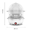 【双层蒸蛋器】迷你煮蛋热早点早餐机 多功能小型不锈钢小蒸厨神器 商品缩略图3