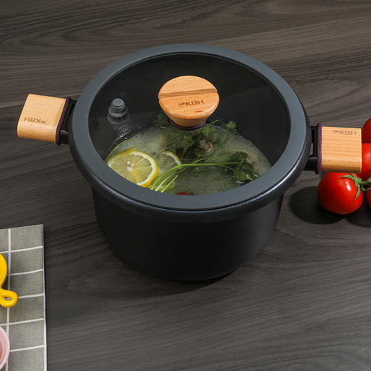 特卖价198 康巴赫 德式防溢节能24cm汤锅 ou yn