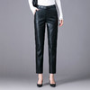 SDN-E62305高腰显瘦烟管裤2020秋冬新款外穿绵羊皮小脚九分裤 商品缩略图1