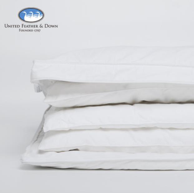 UNITED FEATHER & DOWN美国羽绒枕护颈椎枕75鹅绒枕