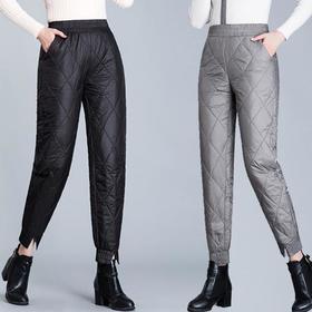 MQ-1758-2015新款时尚气质休闲高腰羽绒棉防风保暖束脚裤