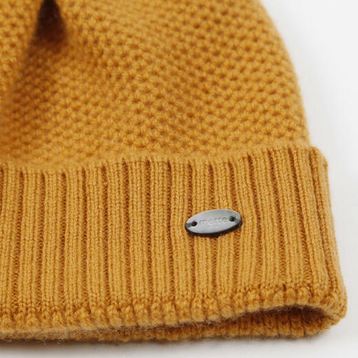 METTE羊绒世家童装100%山羊绒帽子2020秋冬新品中性男女宝针织帽 商品图8