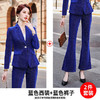 XZ9016新款名媛气质显瘦金丝绒西装两件套套装 商品缩略图1