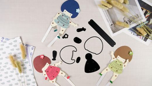 【Papus纸艺】关节娃娃模具 商品图0