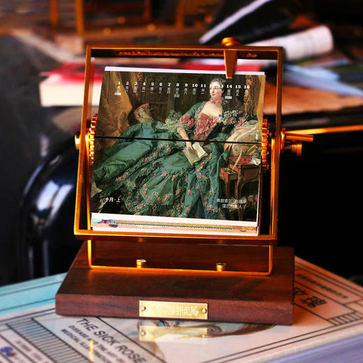 日历馆：联邦走马机械日历2021年手摇历名画莫奈浮世绘企业定制团购 商品图5
