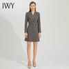 IWY/灰色长袖西装连衣裙Q901 商品缩略图0