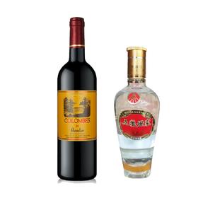 【推荐】哥伦布骑士+五粮世家小酒单瓶组合装