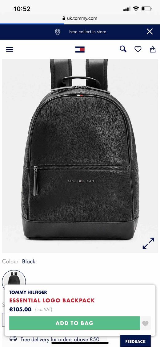 Tommy Hilfiger 2020新款双肩包 商品图2