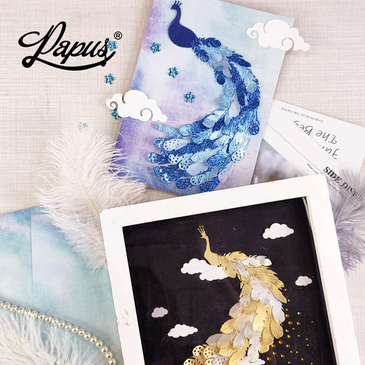 【Papus纸艺】孔雀开屏刀模组 商品图0