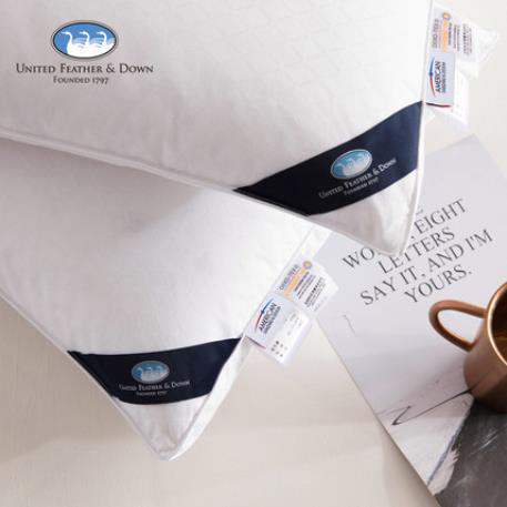 UFD波兰羽绒枕白鹅绒枕头仰卧枕单人枕芯五星级酒店护颈枕颈椎枕 商品图3