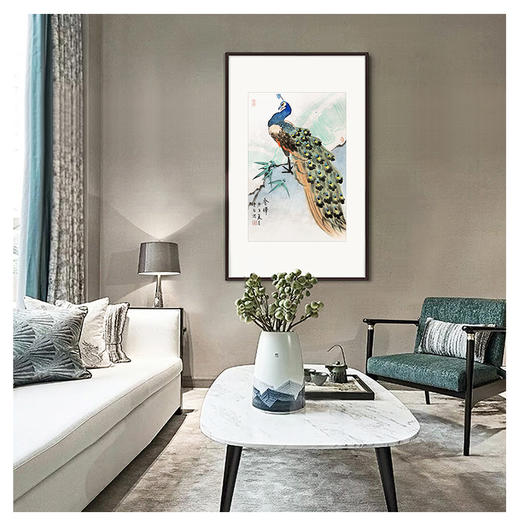 张贵方-真迹- 国画-花鸟画《春晖》客厅 餐厅 玄关 商品图0