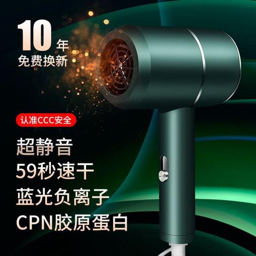 电吹风机家用理发店大小功率负离子宿舍用学生不伤发电吹风网红款 商品图4