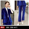 JH-EH1818新款时尚气质一扣翻袋金丝绒西装套装 商品缩略图2