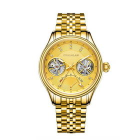 POLOALAN典藏双飞轮机械腕表