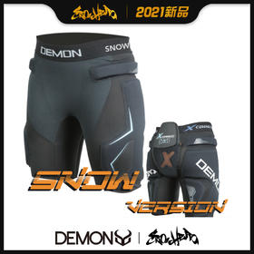 DEMON X SNOWHERO联名款 X Connect Series D3O 滑雪短护臀