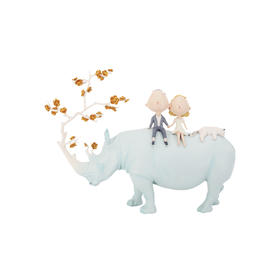 吴琼艺术 恋爱的犀牛