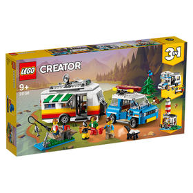 LEGO乐高创意creator系列31108大篷车家庭假日小颗粒积木玩具