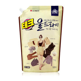 LG中性柔顺洗衣液袋1.3lLG울드라이중성세제/리필1.3l