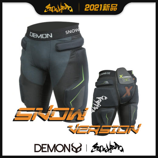 DEMON X SNOWHERO联名款 X Connect Series D3O 滑雪短护臀 商品图1