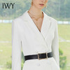 IWY/白色长袖西装连衣裙Q10396-W 商品缩略图1