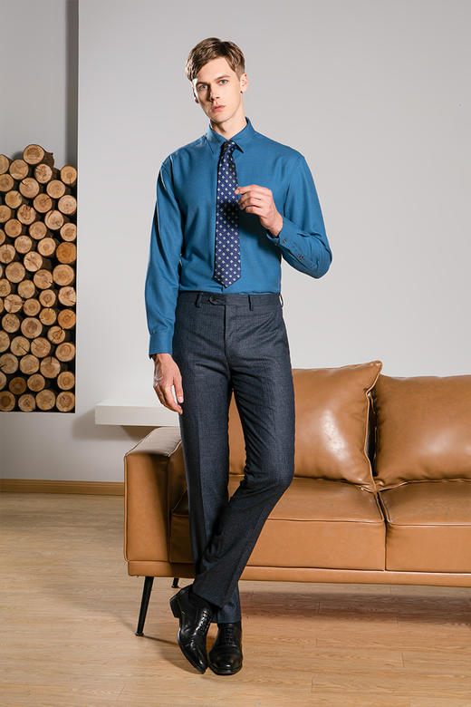 callisto全羊绒面料衬衫长袖  FPSTL319H 商品图1