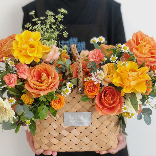 花艺 阳光小恋曲 · 花篮 商品图0
