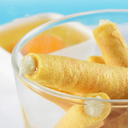 蛋卷酥 350g/盒 约60根 2种口味:咸蛋黄味+椰奶味 椰子奶 佬食仁 包邮 商品图3